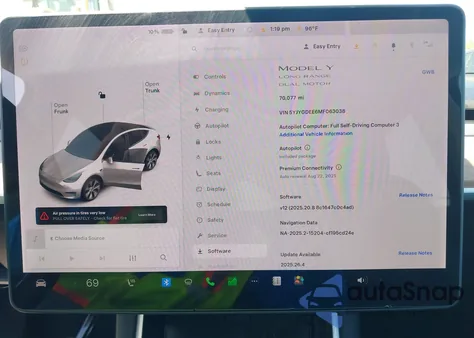 2021 Tesla Model Y Long Range Dual Motor All-Wheel Drive from USA, damaged, VIN 5YJYGDEE6MF063038